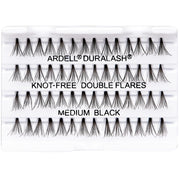 Ardell Duralash Double Up Individuals Knot Free - Medium Black (Tray Shot)